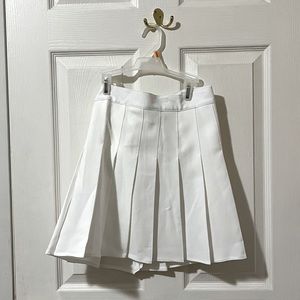 Pleated tennis skirt